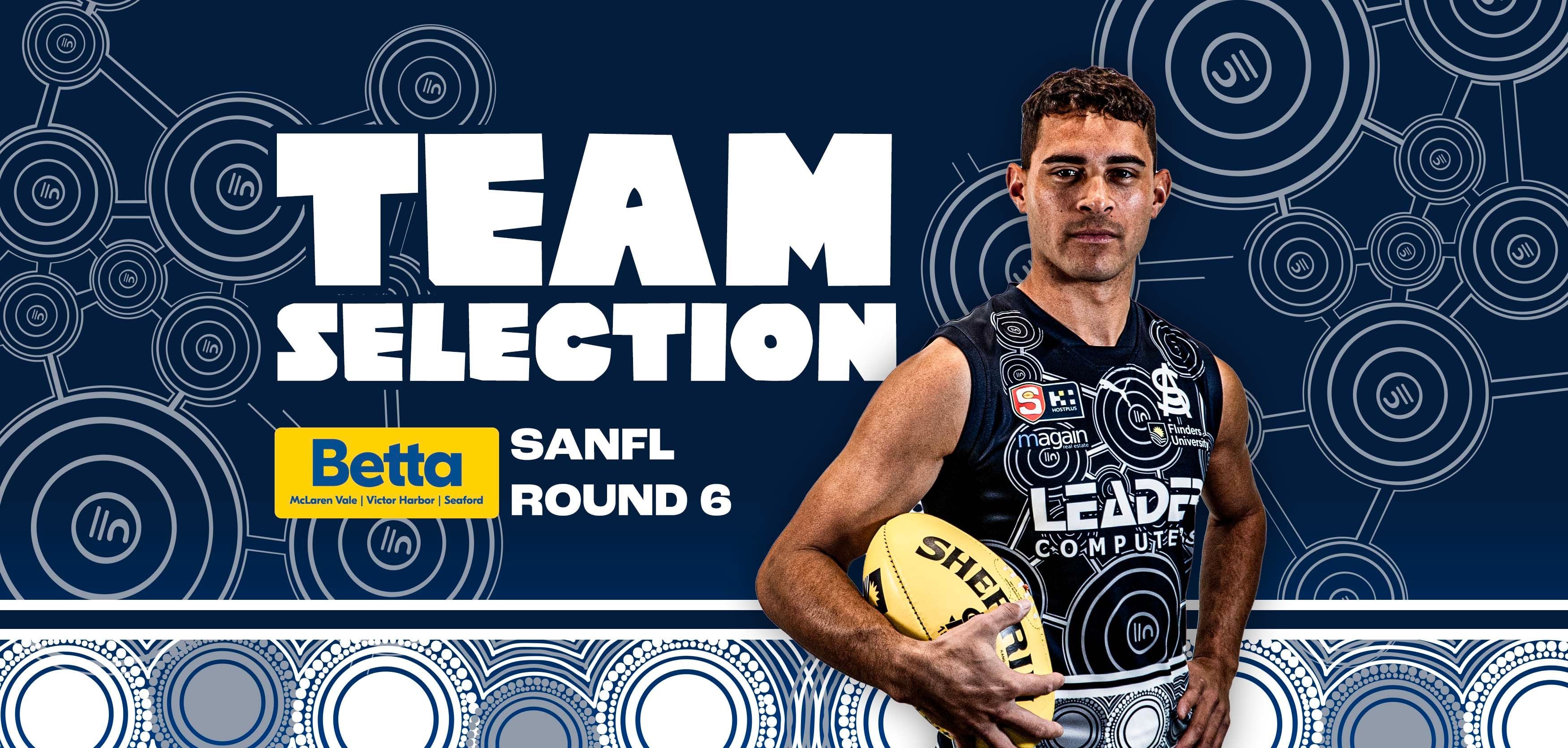 BETTA Team Selection: SANFL Round 7 v Yartapuulti BETTA Team Selection: SANFL Round 7 v Yartapuulti
